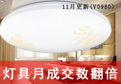 京东灯具成交数翻倍
