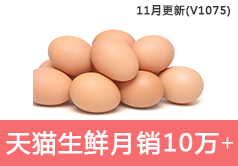 天猫生鲜类目销售额从25032到102410